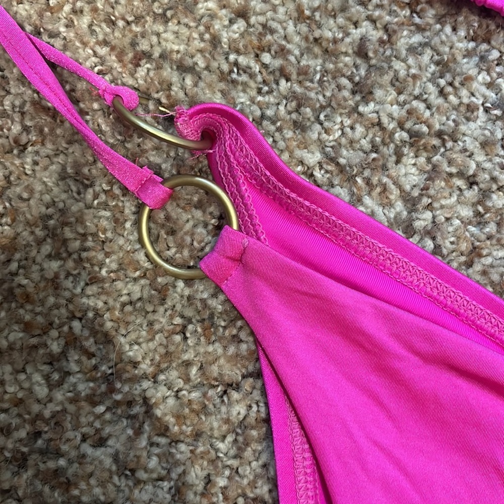 Vitamin A hot pink gold ring detail bikini - Picture 3 of 7